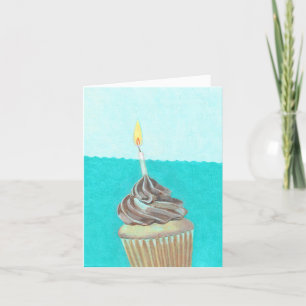 Cupcake in Wasser Karte