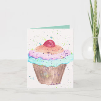 Cupcake-Karten mit Falz