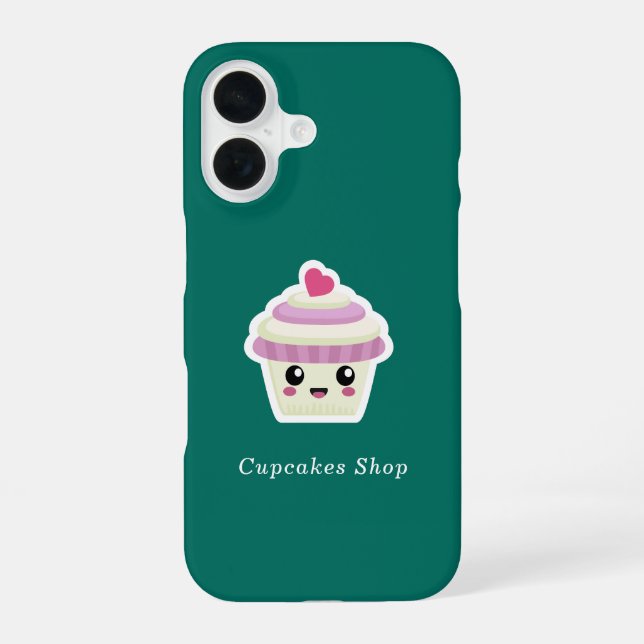 Cupcake Kawaii Phone Case iPhone 16 Hülle (Rückseite)
