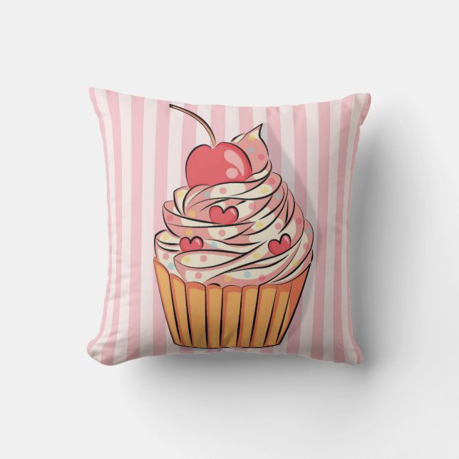 Cupcake Kissen (Vorderseite)