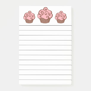 Cupcake Kitchen Shopping List Post It Notes Post-it Klebezettel
