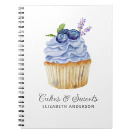 Cupcake Konditorei Koch Bäckerei Notebook Notizblock