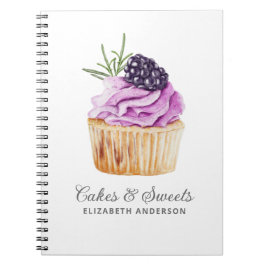 Cupcake Konditorei Koch Bäckerei Notebook Notizblock