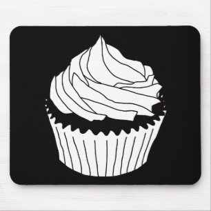 Cupcake-Kritzeleien Mousepad
