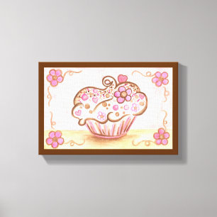 Cupcake Leinwand Printmedien