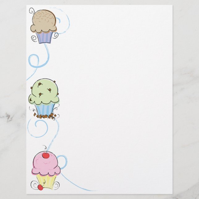 Cupcake Letterhead (Vorderseite)