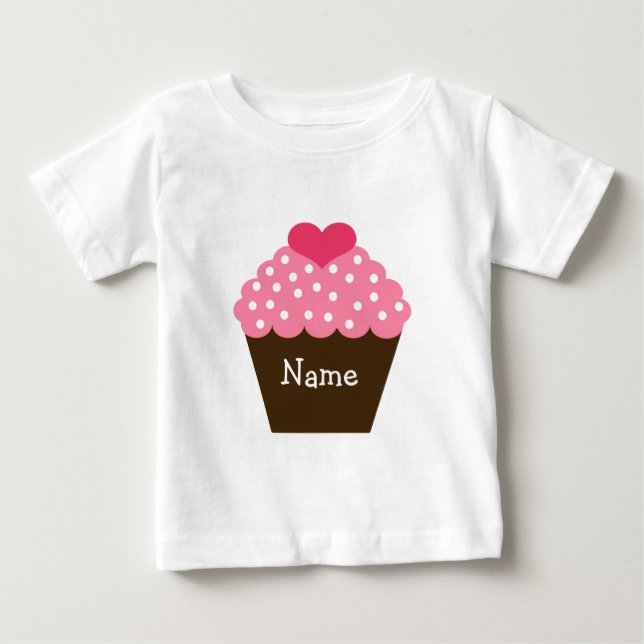 Cupcake Liebe BABY T-Shirt (Vorderseite)