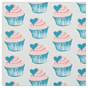 Cupcake Liebe Stoff