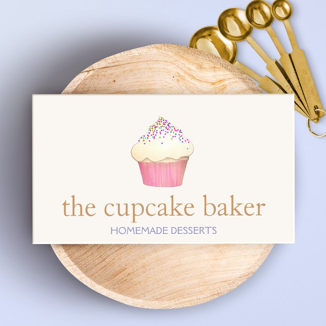 Cupcake Logo Bakery Koch Catering Visitenkarte (Von Creator hochgeladen)