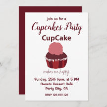 Cupcake macht mich glücklich Cupcake Party