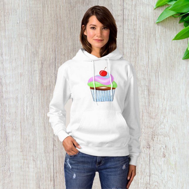 Cupcake mit Cherry auf den Hoodie (Von Creator hochgeladen)