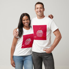 Cupcake mit Erdbeerfrosting T-Shirt