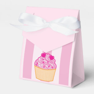 Cupcake mit Two Hearts Brautparty Goody Box Geschenkschachtel