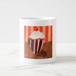 Cupcake mit Vanille-Frosting Jumbo-Tasse
