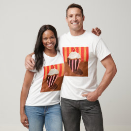 Cupcake mit Vanille-Frosting T-Shirt