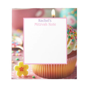 Cupcake Mitzwa Notizbuch für Mädchen Notizblock