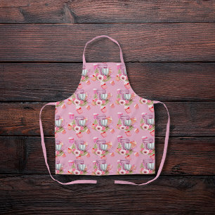 Cupcake & Mixer Pink Schürze