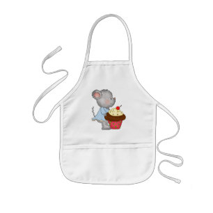 Cupcake Mouse-Schürze Kinderschürze