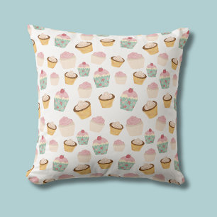 Cupcake-Muster Kissen