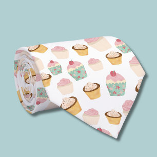 Cupcake-Muster Krawatte