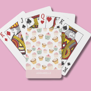 Cupcake-Muster Spielkarten