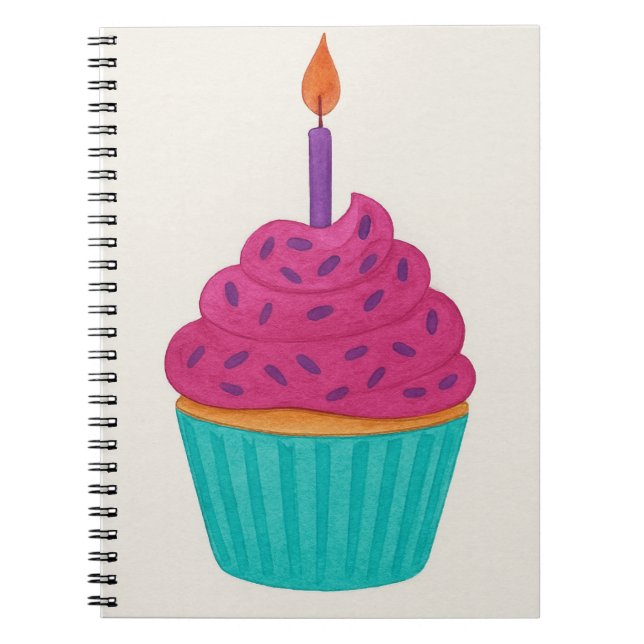 Cupcake Notizblock (Vorderseite)