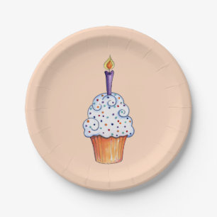 Cupcake Pappteller