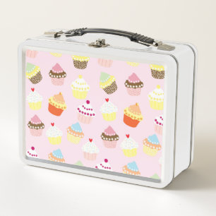 Cupcake-Party-Lunchbox Metall Brotdose
