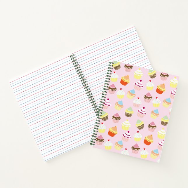 Cupcake Party Notebook Notizbuch (Innenseite)