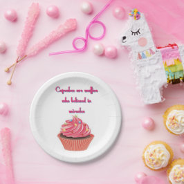 Cupcake Party Paper Teller 7"