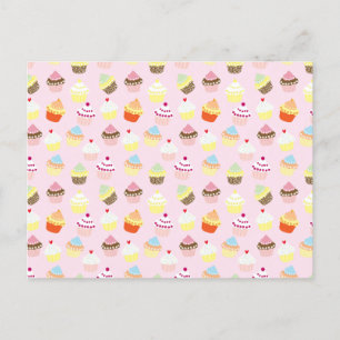Cupcake Party Postkarte