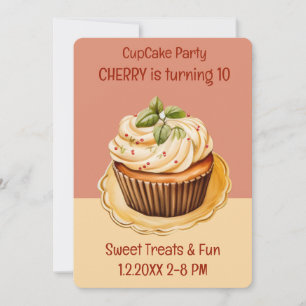 Cupcake-Party Süße Leckereien Einladung