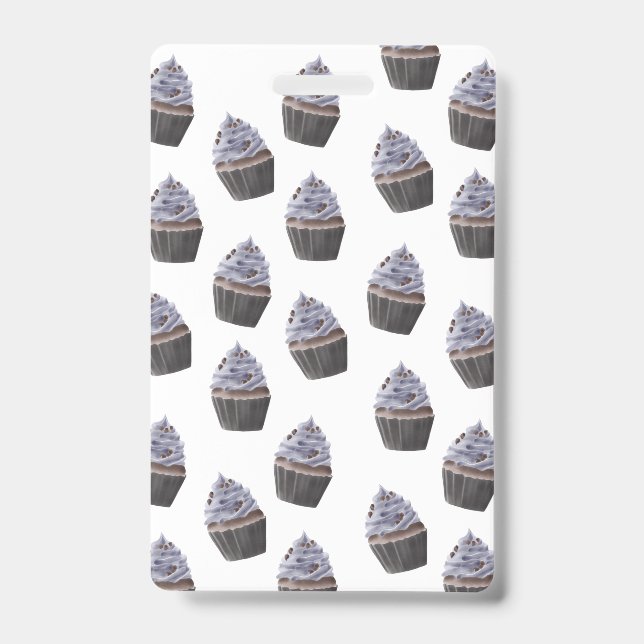 Cupcake Pattern Ausweis (Vorderseite)