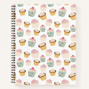 Cupcake Pattern Notizbuch