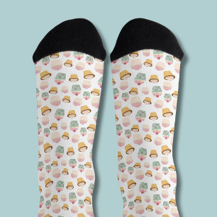 Cupcake Pattern Socken