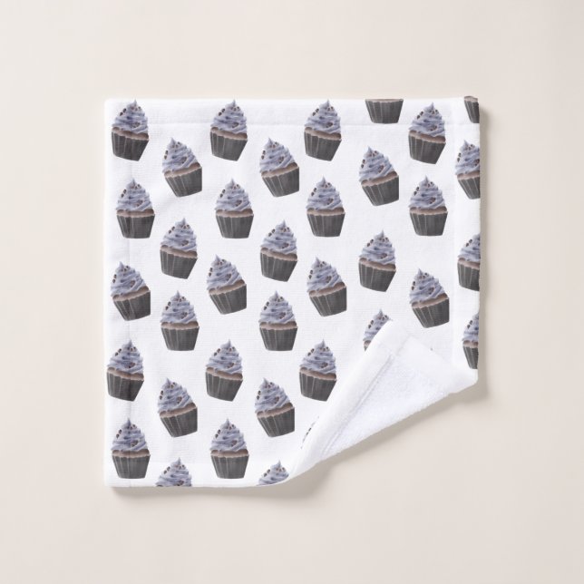 Cupcake Pattern Waschlappen (Waschlappen)