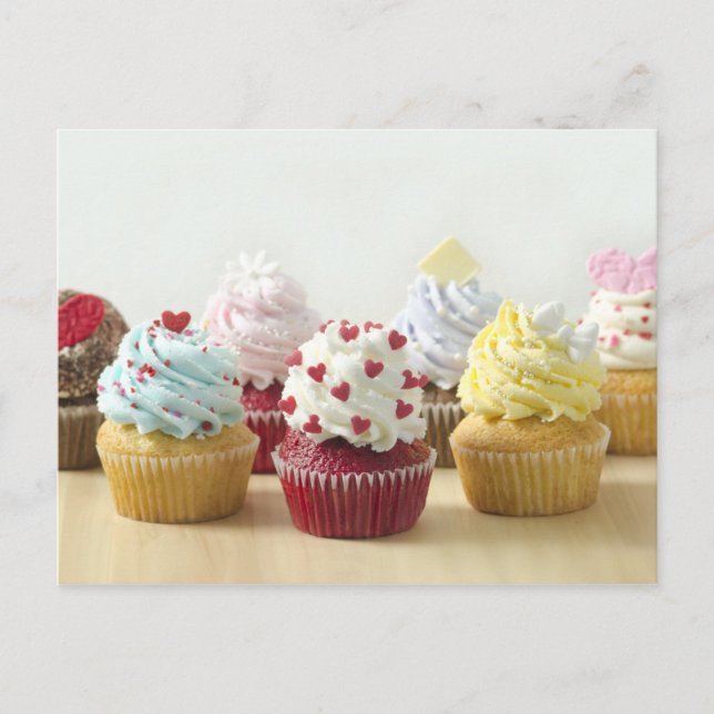 Cupcake Postkarte (Vorderseite)