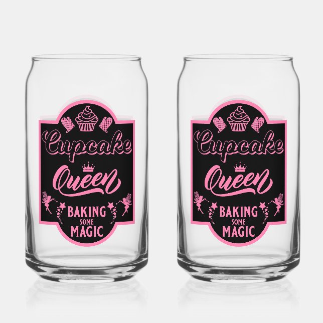 Cupcake Queen Dosenglas (Vorderseite)