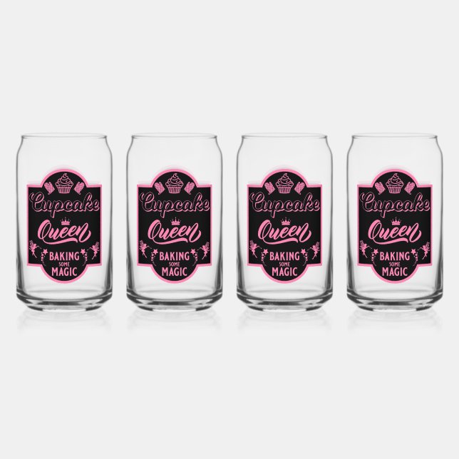 Cupcake Queen Dosenglas (Vorderseite)