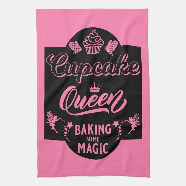 Cupcake Queen Geschirrtuch (Vertikal)
