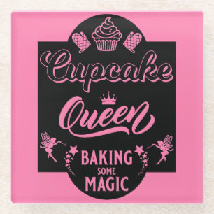 Cupcake Queen Glasuntersetzer