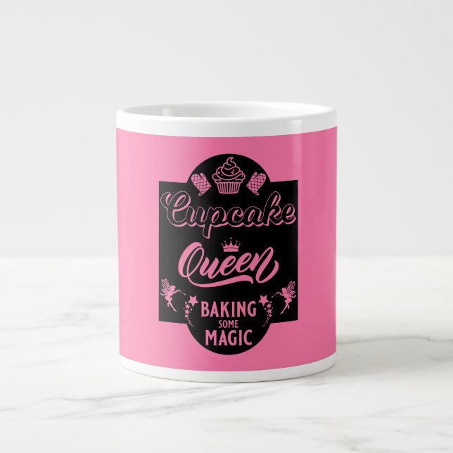 Cupcake Queen Jumbo-Tasse (Vorderseite)