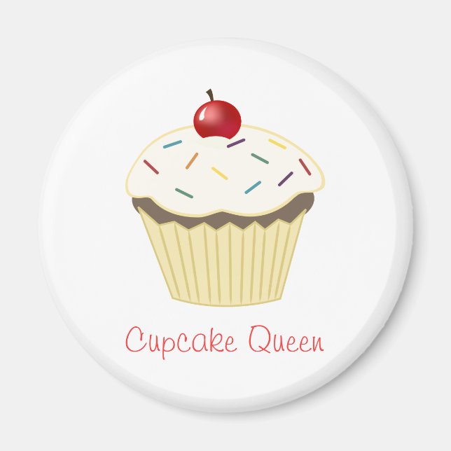 Cupcake Queen Magnet (Vorne)