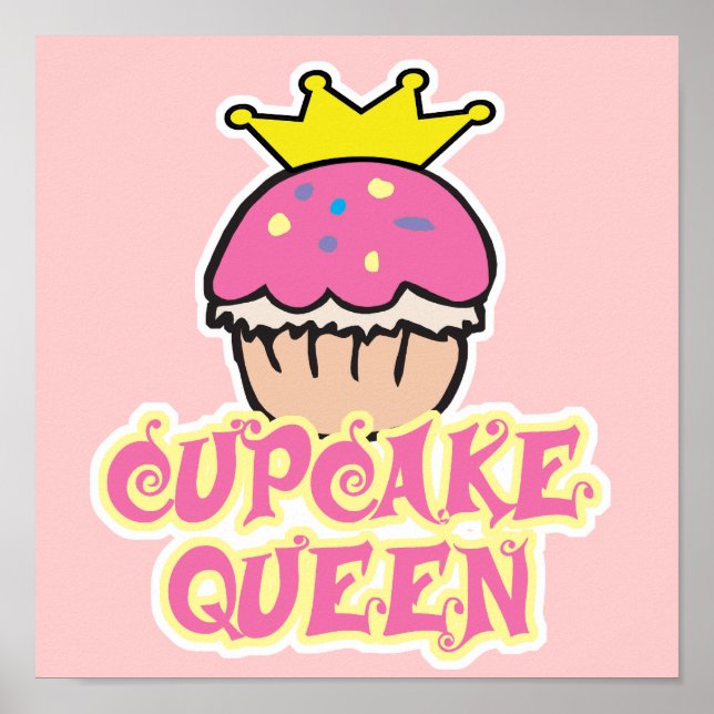 Cupcake Queen Poster (Vorne)