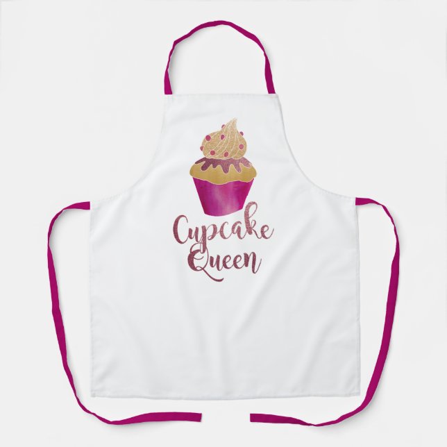 Cupcake Queen Schürze (Vorderseite)