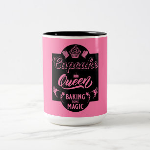 Cupcake Queen Zweifarbige Tasse