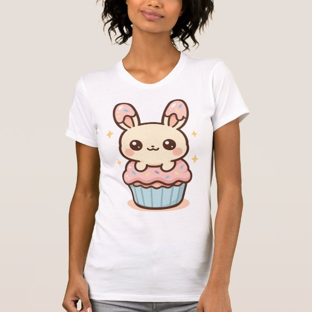 Cupcake Rabbit T-Shirt (Vorderseite)