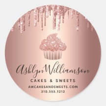 Cupcake Rose Gold Kupfer Tropfen Konditorei Koch B