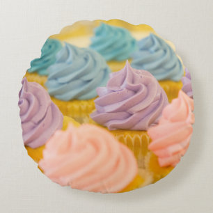 Cupcake Rundes Kissen