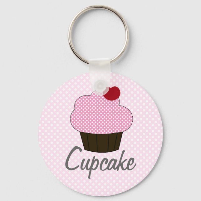 Cupcake-Schlüsselanhänger Schlüsselanhänger (Vorderseite)